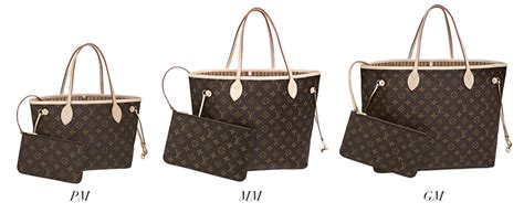 lv totally pm size|louis vuitton never full pm.